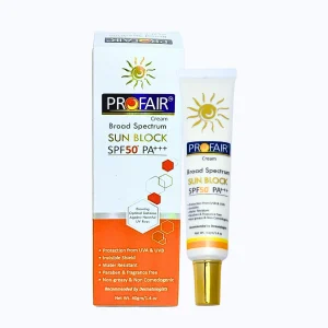 Profair cream sunscreen SPF 50